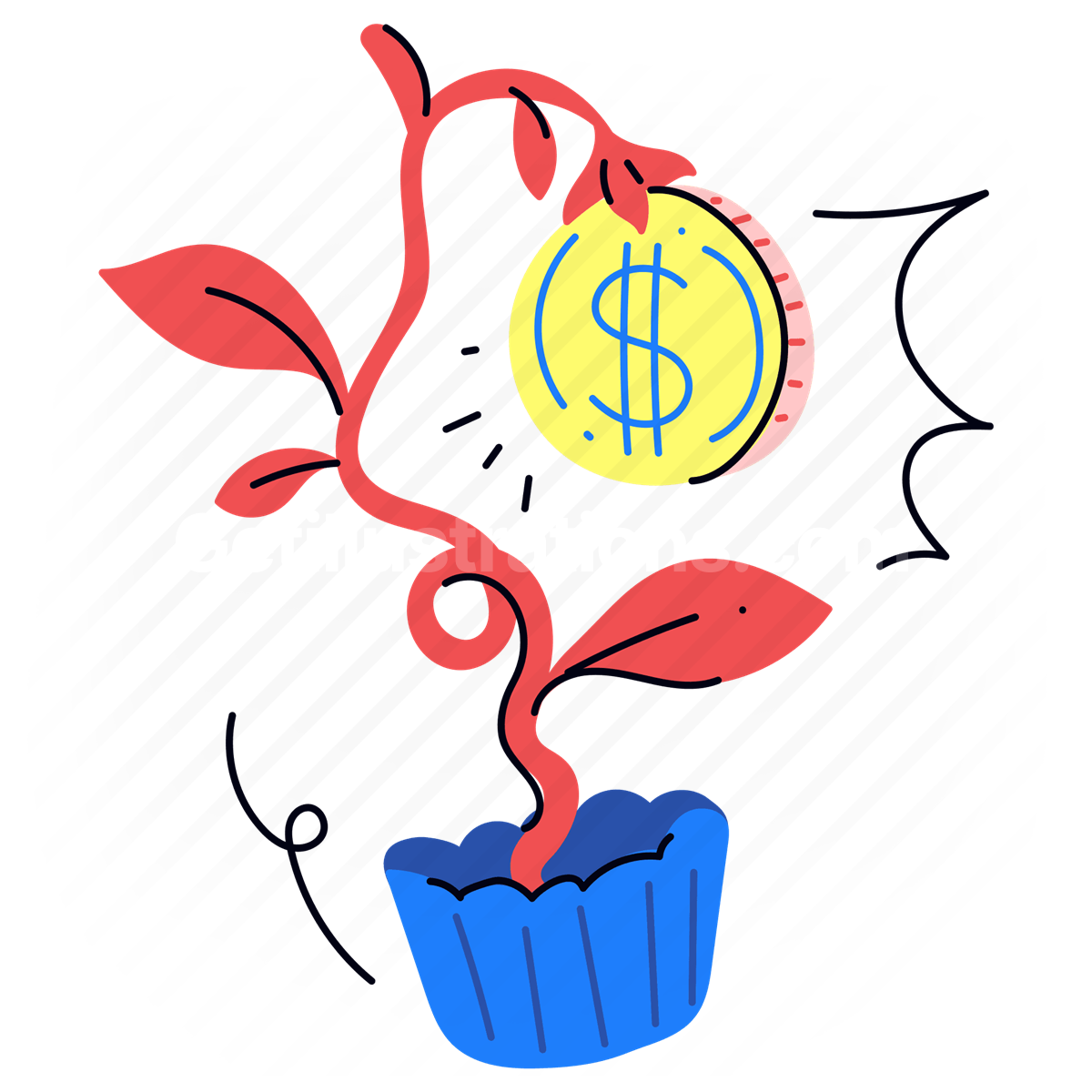 Business and Finance illustration preview image